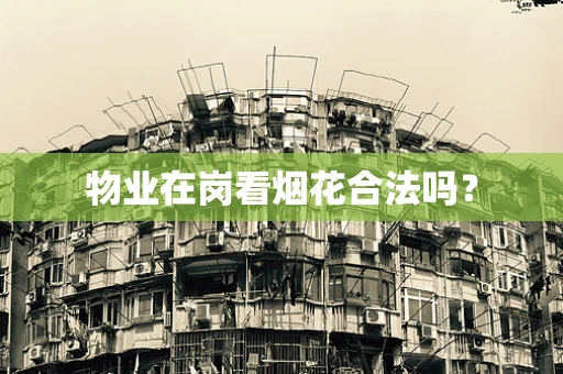 物业在岗看烟花合法吗？