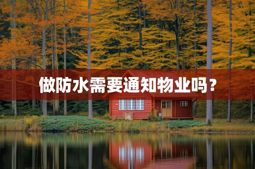 做防水需要通知物业吗？