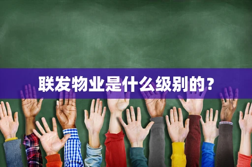 联发物业是什么级别的？