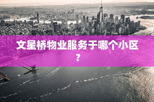 文星桥物业服务于哪个小区？