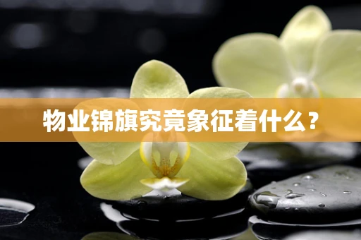 物业锦旗究竟象征着什么？