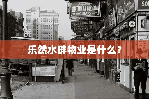 乐然水畔物业是什么？