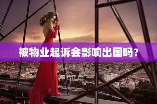 被物业起诉会影响出国吗？