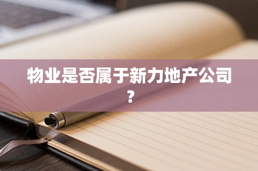 物业是否属于新力地产公司？