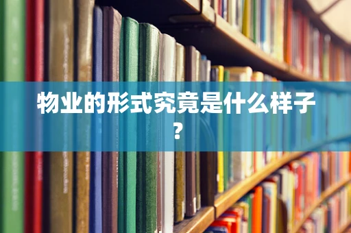 物业的形式究竟是什么样子？