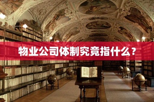 物业公司体制究竟指什么？