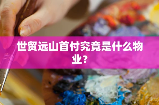 世贸远山首付究竟是什么物业？