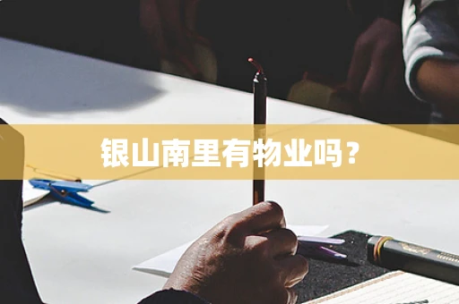 银山南里有物业吗？