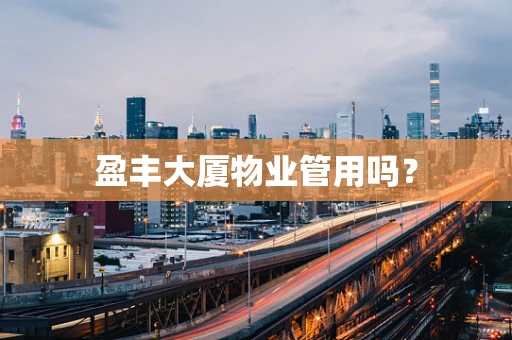 盈丰大厦物业管用吗？