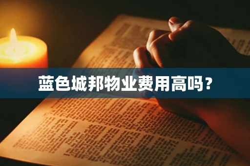 蓝色城邦物业费用高吗？
