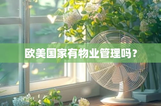 欧美国家有物业管理吗？