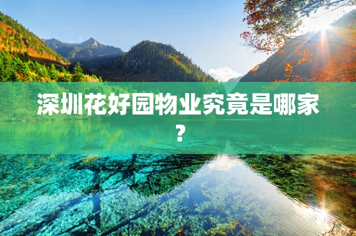 深圳花好园物业究竟是哪家？