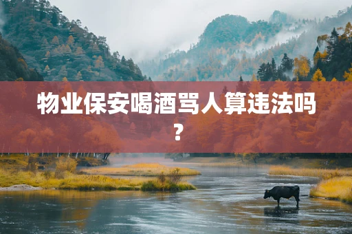 物业保安喝酒骂人算违法吗？