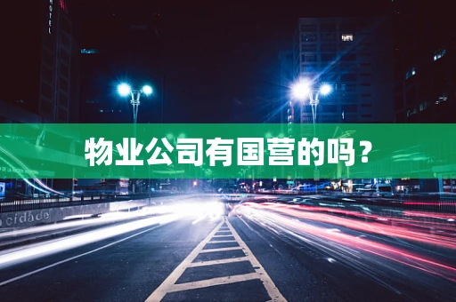 物业公司有国营的吗？