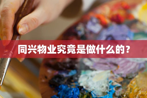 同兴物业究竟是做什么的？
