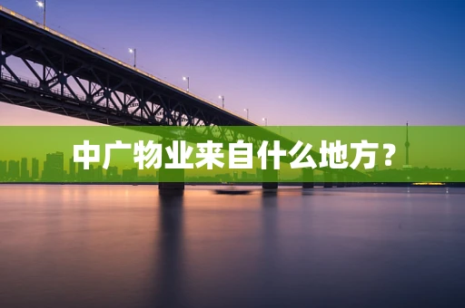 中广物业来自什么地方？