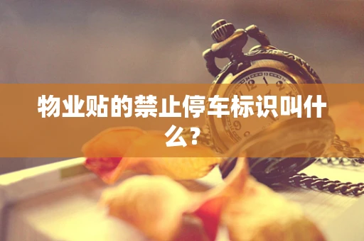 物业贴的禁止停车标识叫什么？