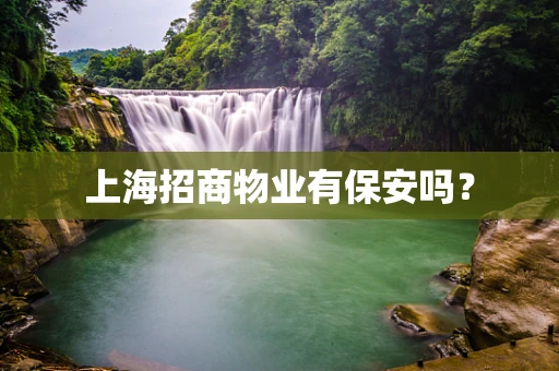 上海招商物业有保安吗？