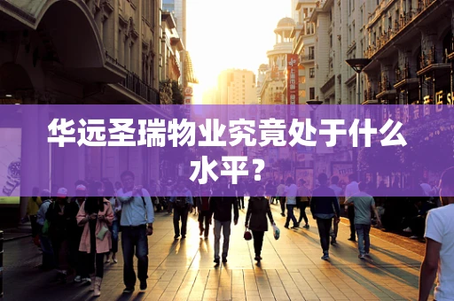 华远圣瑞物业究竟处于什么水平？