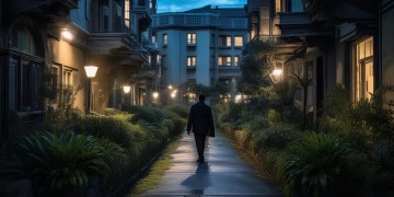 物业晚上敲门算扰民吗？