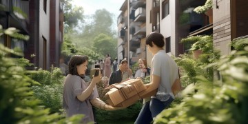 物业可以拿外卖吗？