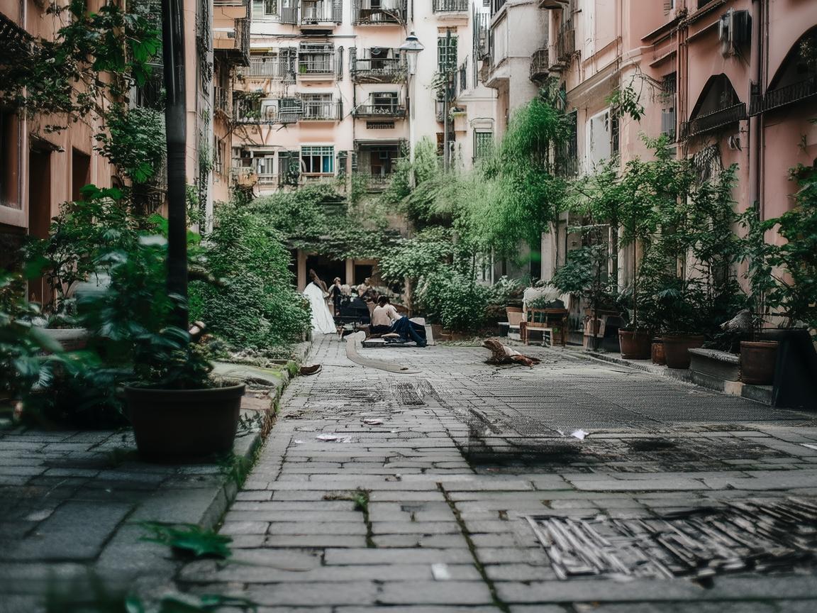 物业保安为什么主动打伞？